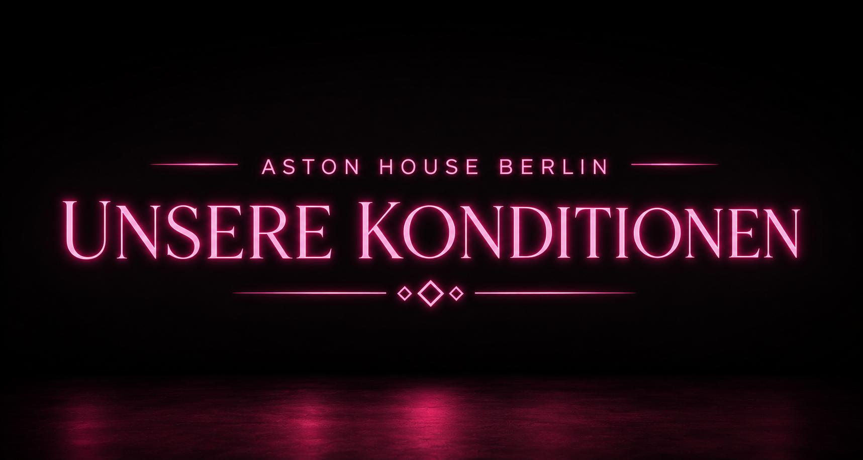 Unsere Konditionen